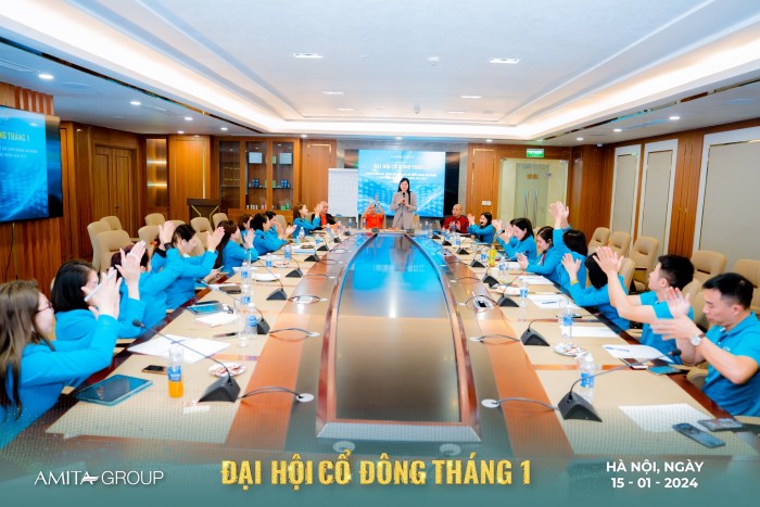 ĐẠI HỘI CỔ ĐÔNG AMITA GROUP THÁNG 1 NĂM 2024