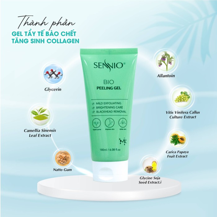 GEL TẨY TẾ BÀO CHẾT TĂNG SINH COLLAGEN