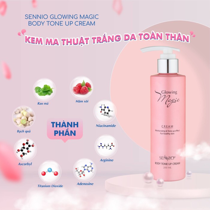 KEM MA THUẬT TRẮNG DA TOÀN THÂN SENNIO